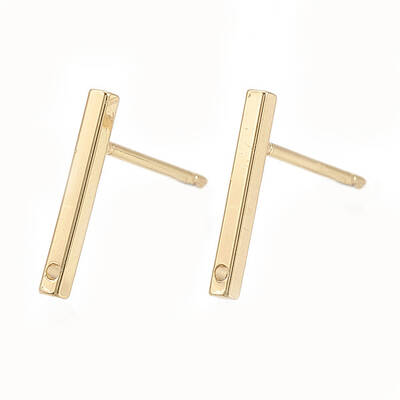 Brass Stud Earring Findings