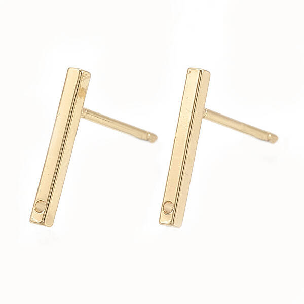 Brass Stud Earring Findings