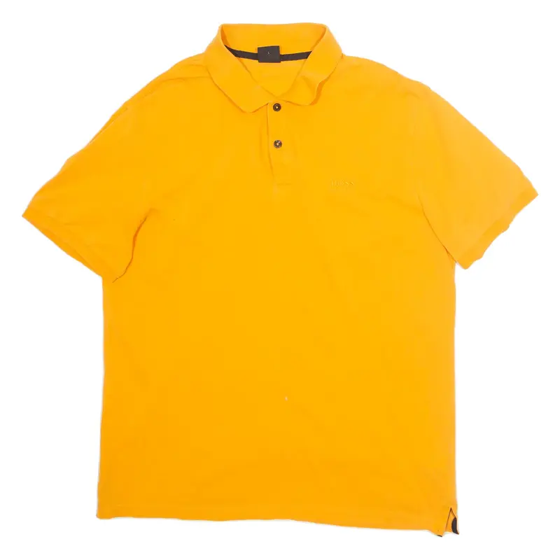 BOSS HUGO BOSS Mens Polo Shirt Orange L