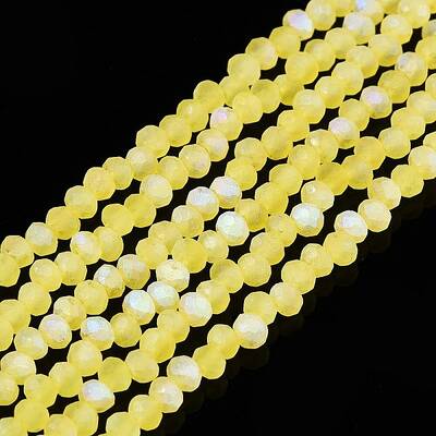 Transparent Glass Beads Strands