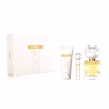 Moschino Toy 2 gift set eau de parfum 100 ml, miniature eau de parfum 10 ml and nourishing body lotion