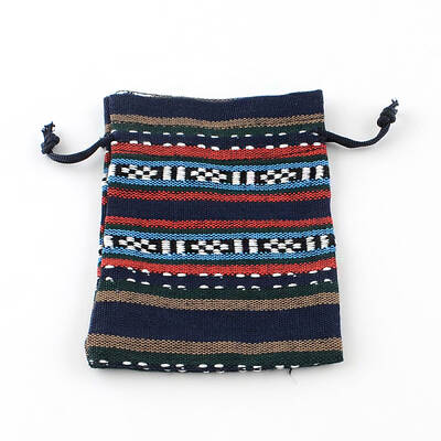 Ethnic Style Cloth Packing Pouches Drawstring Bags