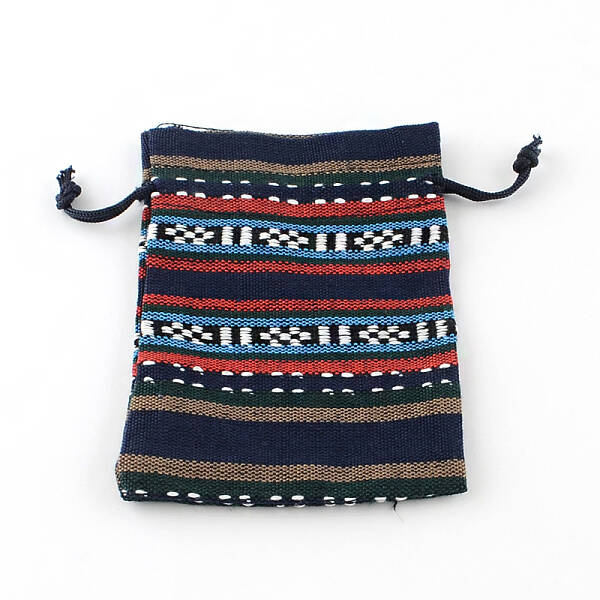Ethnic Style Cloth Packing Pouches Drawstring Bags
