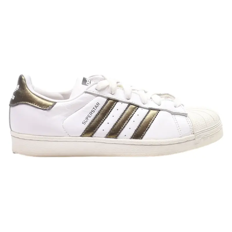 ADIDAS Superstar Sneaker Trainers White Synthetic Womens UK 5