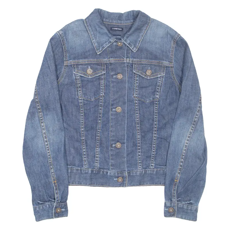 GAP Stretch Womens Denim Jacket Blue M