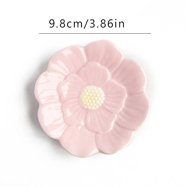 Porcelain Flower Jewelry Tray