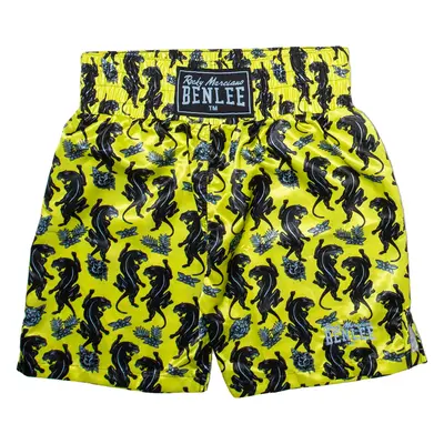 BENLEE Tiger Mens Sports Shorts Yellow Floral 2XL W32