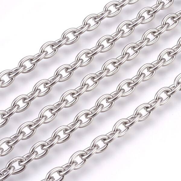 Tarnish Resistant 304 Stainless Steel Cable Chains
