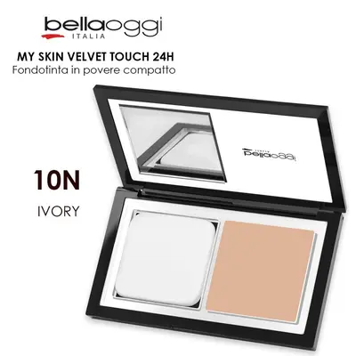 Bella oggi my skin velvet touch compact foundation ivory