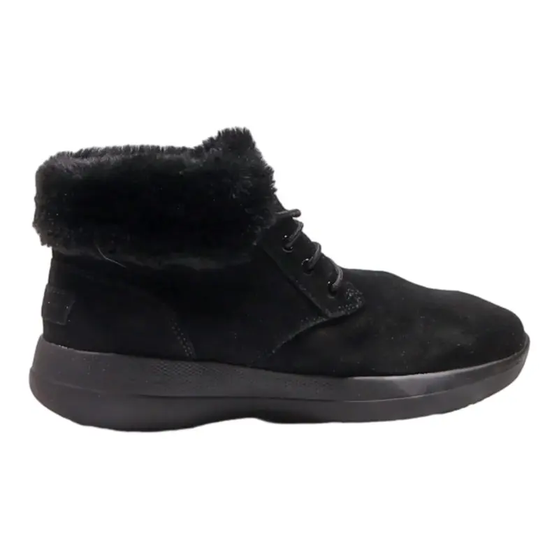 SKECHERS Desert Boots Black Suede Womens UK 5