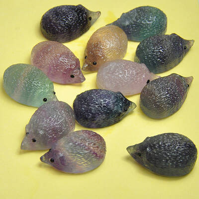 Natural Fluorite Sculpture Display Decorations