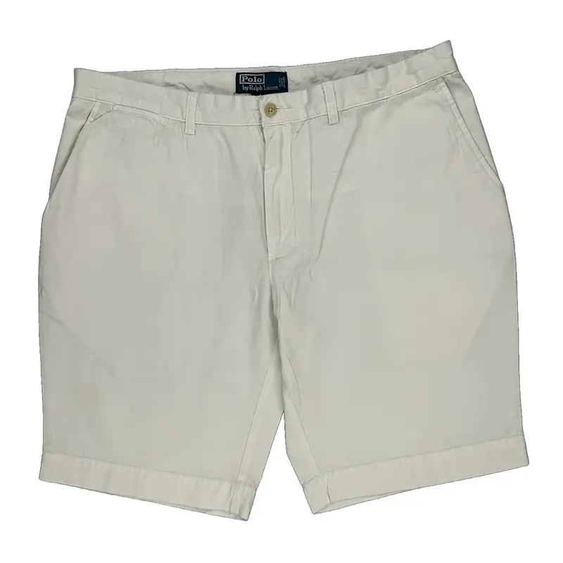 Polo By Ralph Lauren Chino Shorts - 37W 11L Cream Cotton | Size: 37″ waist