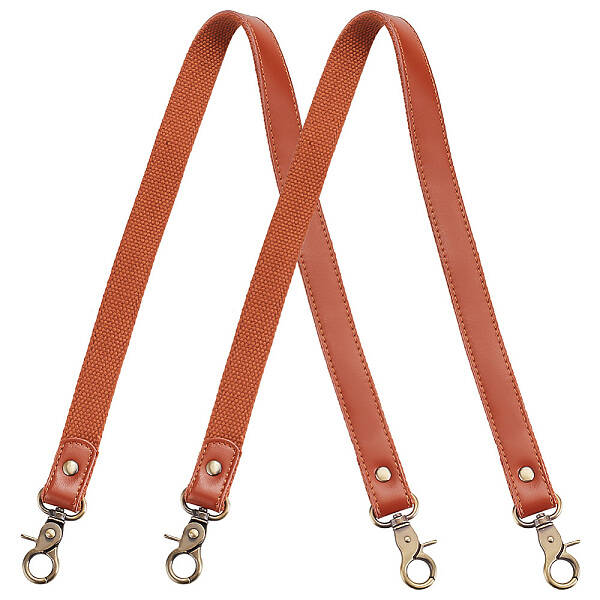 Cowhide & Polycotton Bag Handles