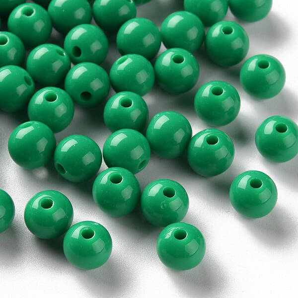Opaque Acrylic Beads
