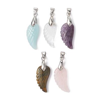 Natural Mixed Stone Pendants