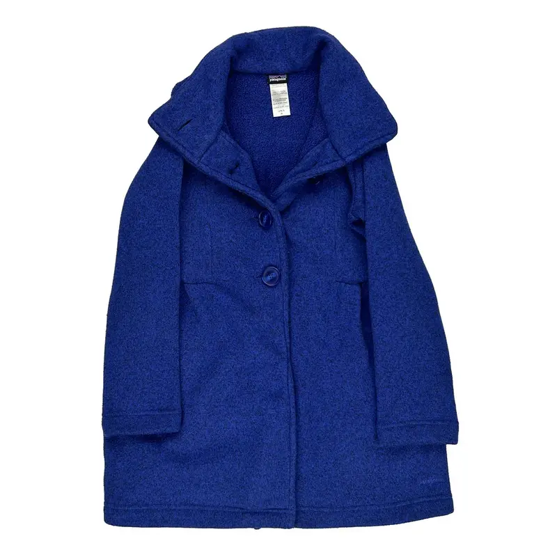 Age 11-12 Patagonia Coat - Medium Blue Polyester | Size: medium