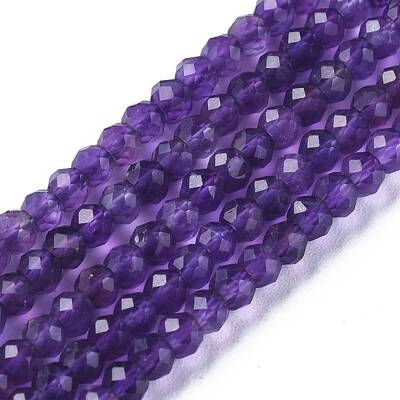 Natural Amethyst Beads Strands