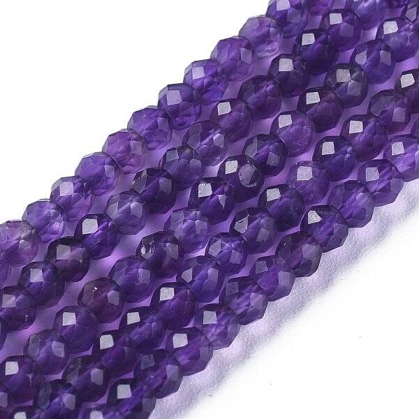 Natural Amethyst Beads Strands