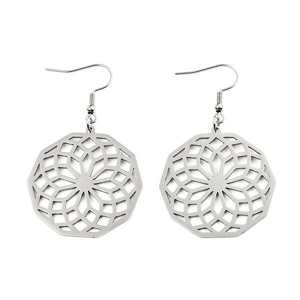 Tarnish Resistant 201 Stainless Steel Dangle Earrings