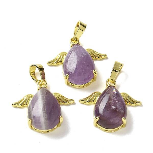 Natural Amethyst Pendants