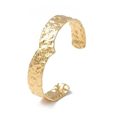 Ion Plating(IP) 304 Stainless Steel Cuff Bangles for Women