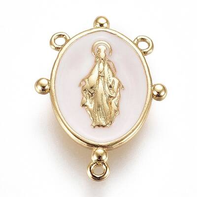 Golden Plated Brass Chandelier Component Links