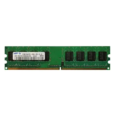 M378T6553CZO-CCC Samsung 512MB DDR2-400MHz UDIMM 1Rx8 CL3 Memory