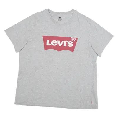 LEVI'S Womens T-Shirt Grey XL