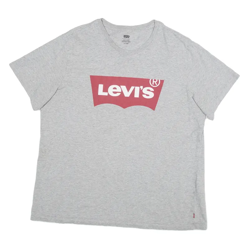 LEVI'S Womens T-Shirt Grey XL