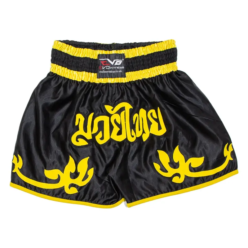 EVO FITNESS Mens Sports Shorts Black Relaxed Crazy Pattern L W28