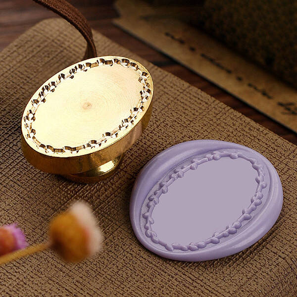 Golden Plated Wax Seal Brass Stamp Head