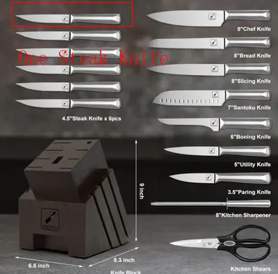 One Steak Knife