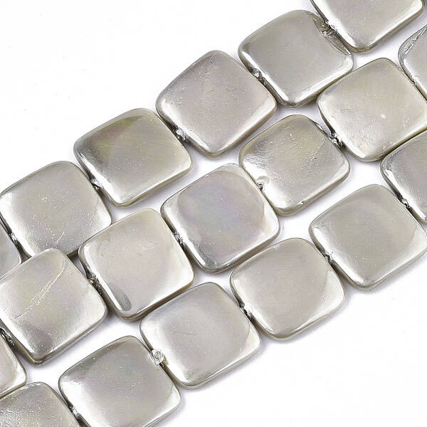 Spray Painted Shell Pearl Beads Strands