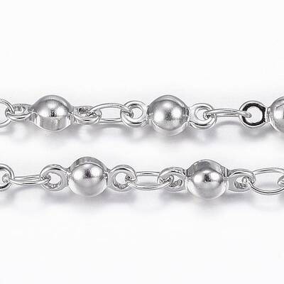 Tarnish Resistant 304 Stainless Steel Bar Link Chains