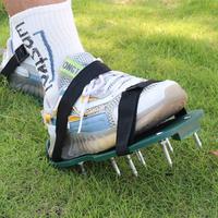 Garden Lawn Aeration Shoes with Spikes, 1 Count Lawn Aeration Shoes, Self-leveling Epoxy Garden Tools, Lawn Aerator Shoes for...
