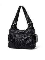 Women's Fashion Heart Decorated Shoulder Bag, Casual Large Capacity Commuter Bag, Everyday Bags, Trendy Versatile High-qualit...