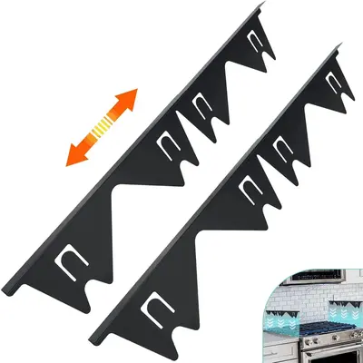 Kitchen Stove Gap-Guard, Retractable Stove Gap-Filler, Heat Resistant Stove Gap-Cover, Universal Kitchen Appliance Parts