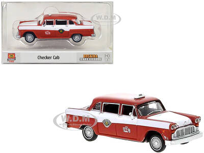 1974 Checker Cab Red and White \
