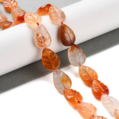 Natural Agate Carved Beads Strands