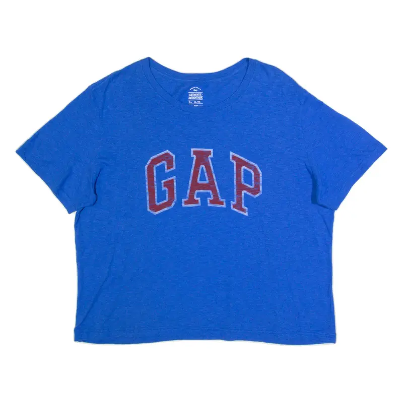 GAP Womens T-Shirt Blue XL