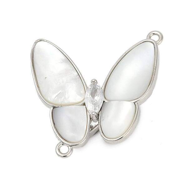 Brass Micro Pave Clear Cubic Zirconia Fold Over Clasps