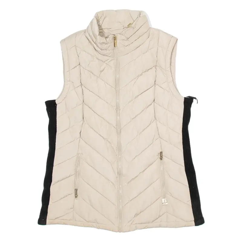 CALVIN KLEIN Womens Gilet Beige M