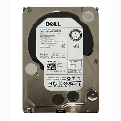 440RW Dell 1TB 6Gb/s SAS 7200 3.5-Inch 32MB Hard Drive