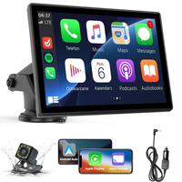 2025 New Wireless Carplay Screen for Car, 7 Inches, Backup Camera, Music/Mirror Link/Navigation for All Cars，Equipped with ...