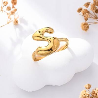 304 Stainless Steel Open Cuff Rings for Women