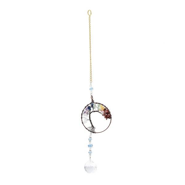 Glass Teardrop Pendant Decoration