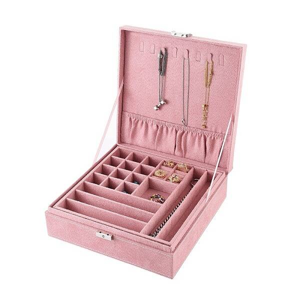 Velvet & Wood Jewelry Boxes
