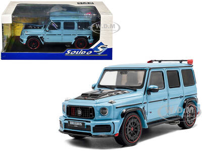 2021 Brabus Rocket 900 China Blue with Black Hood 1/43 Diecast Model Car by Solido
