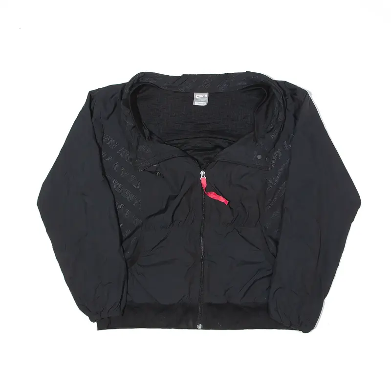 NIKE Track Jacket Black Womens XL