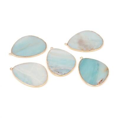 Natural Amazonite Pendants